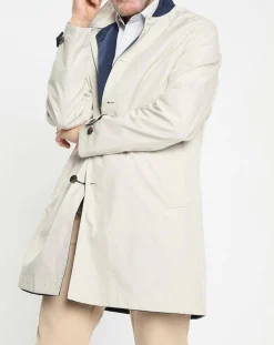 Homme Hackett London Manteaux^Imperméable réversible beige/ bleu
