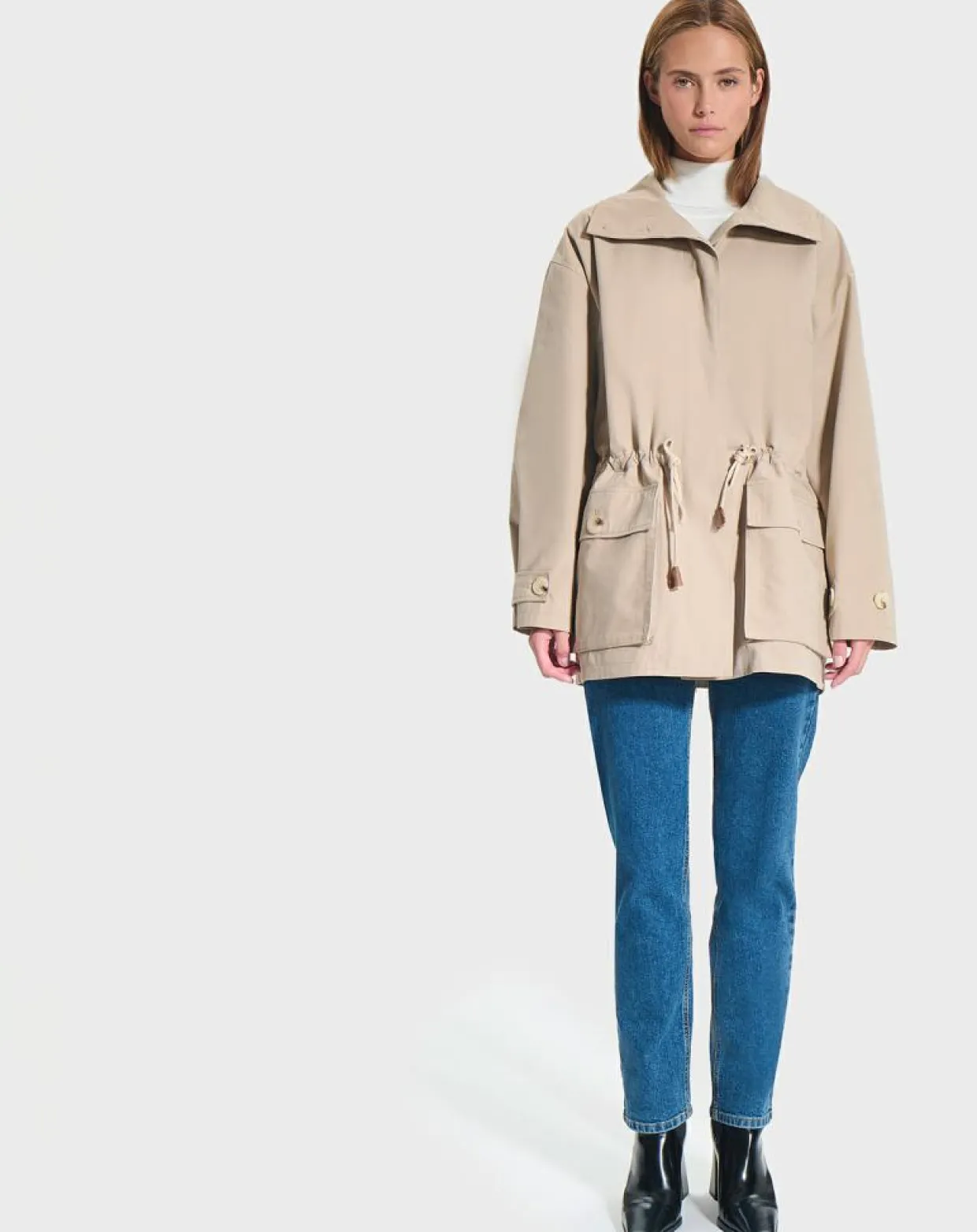 Femme Zapa Manteaux^Imperméable Tama beige