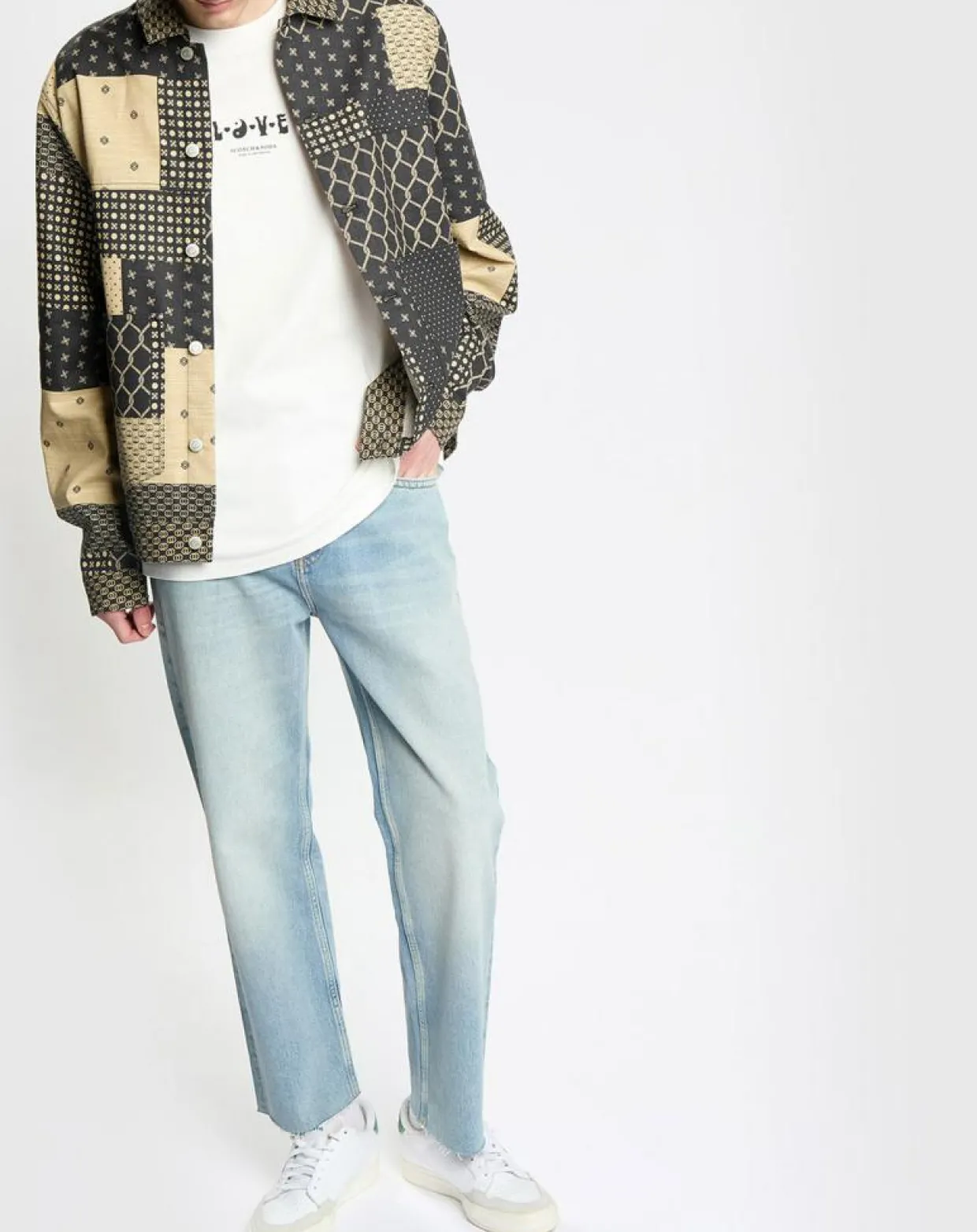 Jean 100% Coton Bio Regular Fit bleu clair-Scotch & Soda Discount