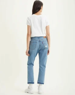 Femme Levi's® Jeans^Jean 501 Crop coupe droite bleu