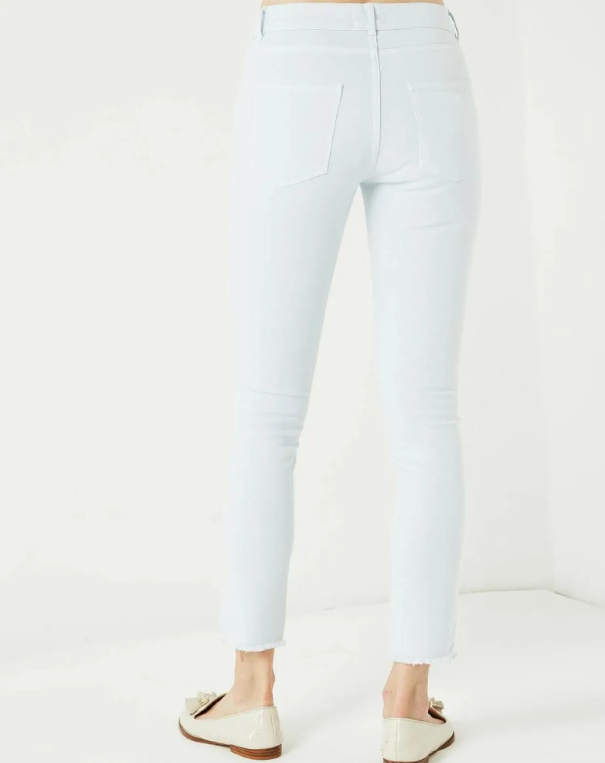 Jean 7/8 Enigme bleu clair-Cuisse de Grenouille Online