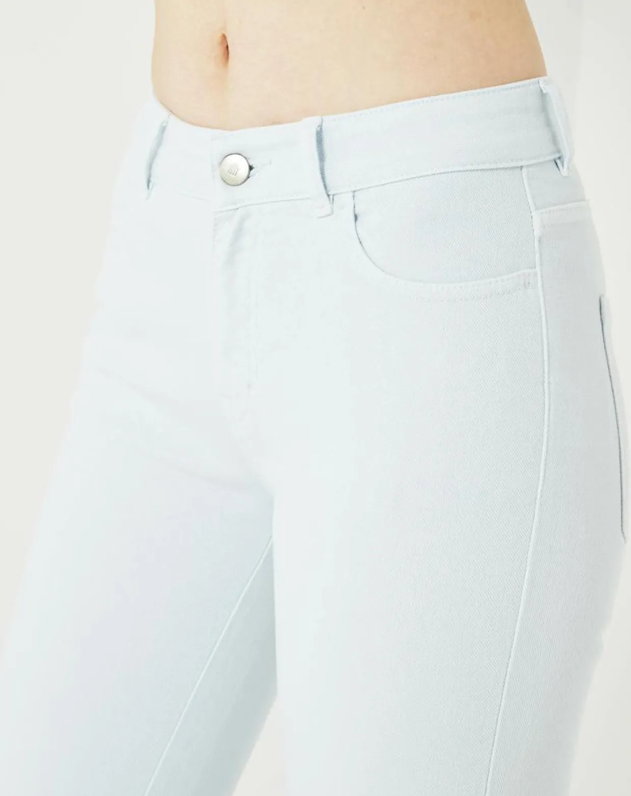 Jean 7/8 Enigme bleu clair-Cuisse de Grenouille Online