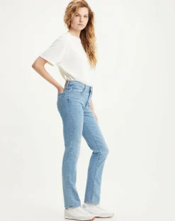 Jean 724 High Rise Slim taille haute bleu-Levi's® Sale