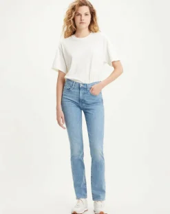 Jean 724 High Rise Slim taille haute bleu-Levi's® Sale