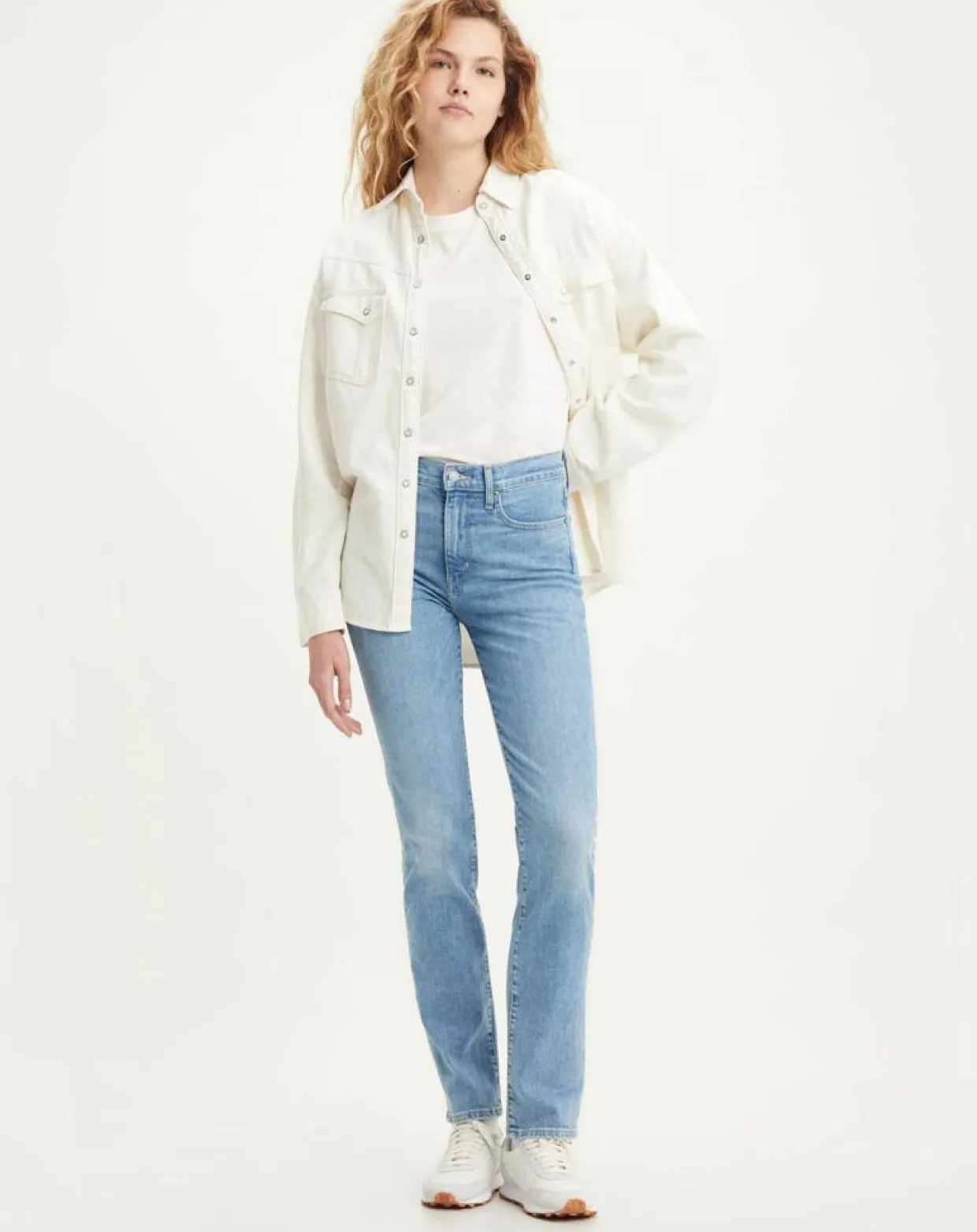 Jean 724 High Rise Slim taille haute bleu-Levi's® Sale