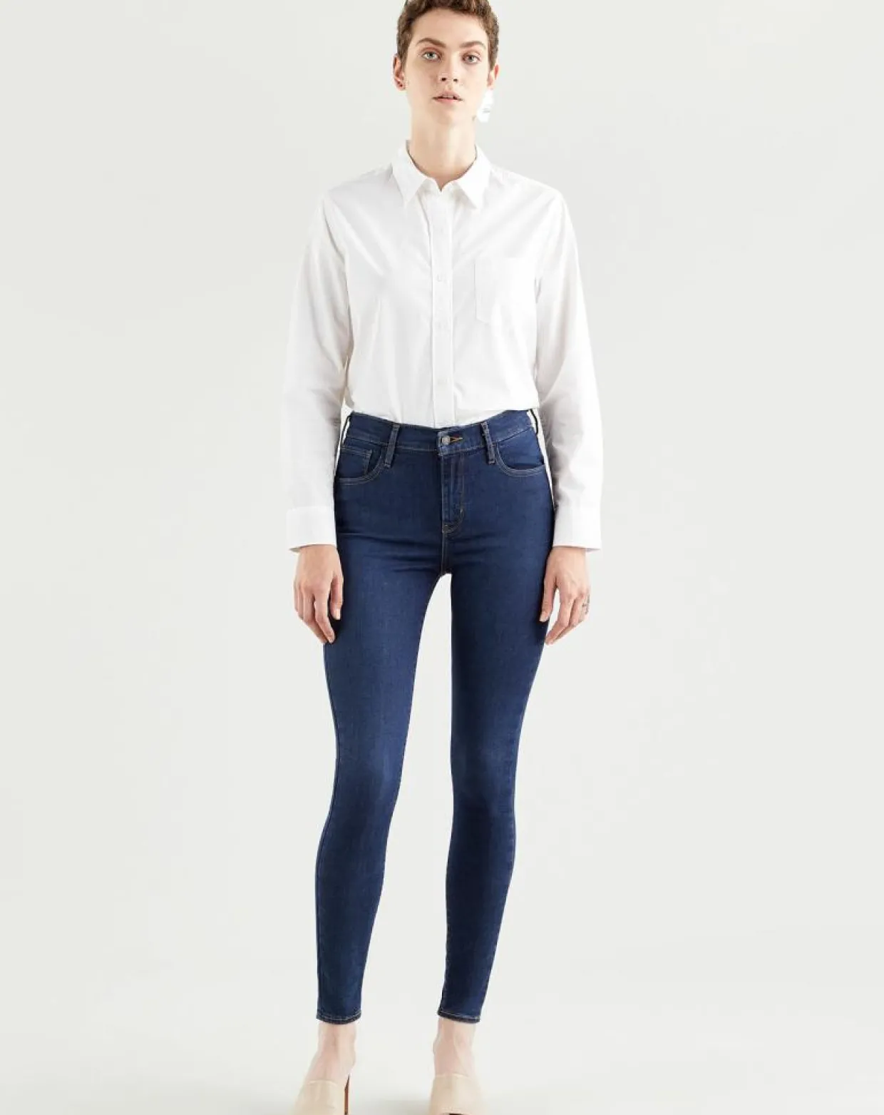 Jean 720 Hirise Super Skinny sculpt Echo B bleu-Levi's® New