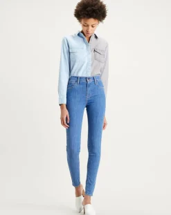 Jean 720 Hirise Super Skinny sculpt Eclips bleu-Levi's® Discount