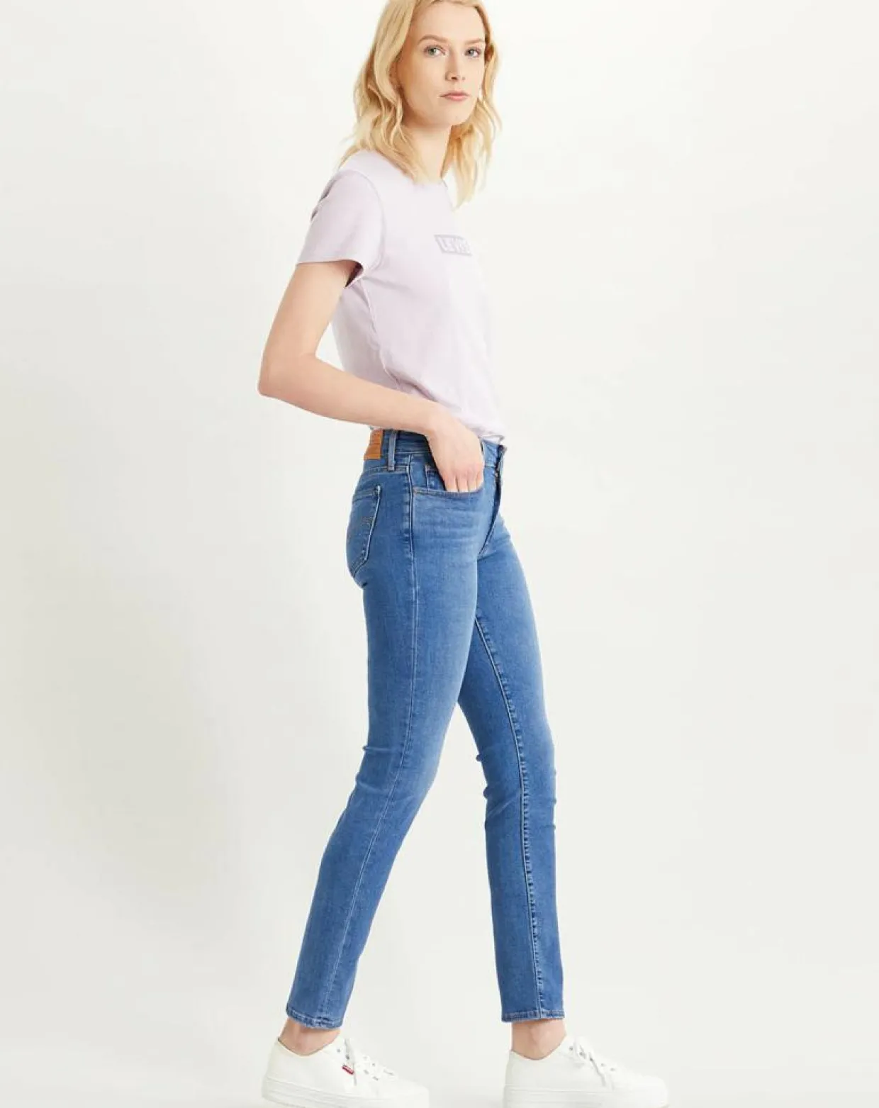 Jean 712 Slim Rio Love bleu-Levi's® Clearance