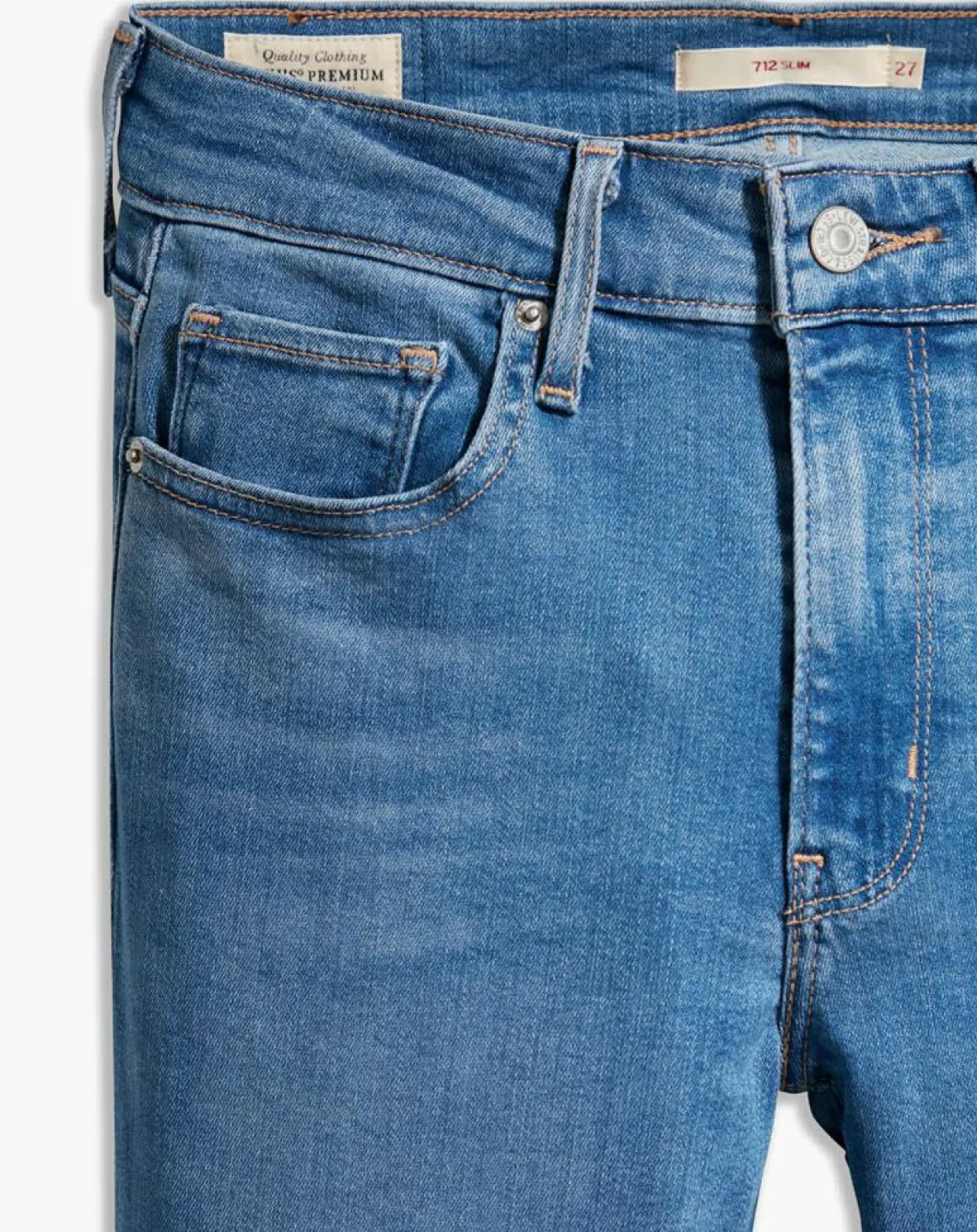 Jean 712 Slim Rio Love bleu-Levi's® Clearance