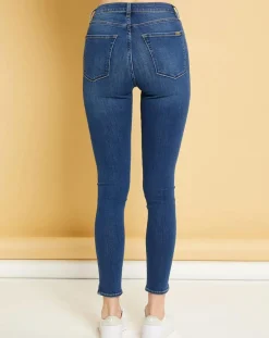 Femme Acquaverde Jeans^Jean slim Twiggy bleu foncé