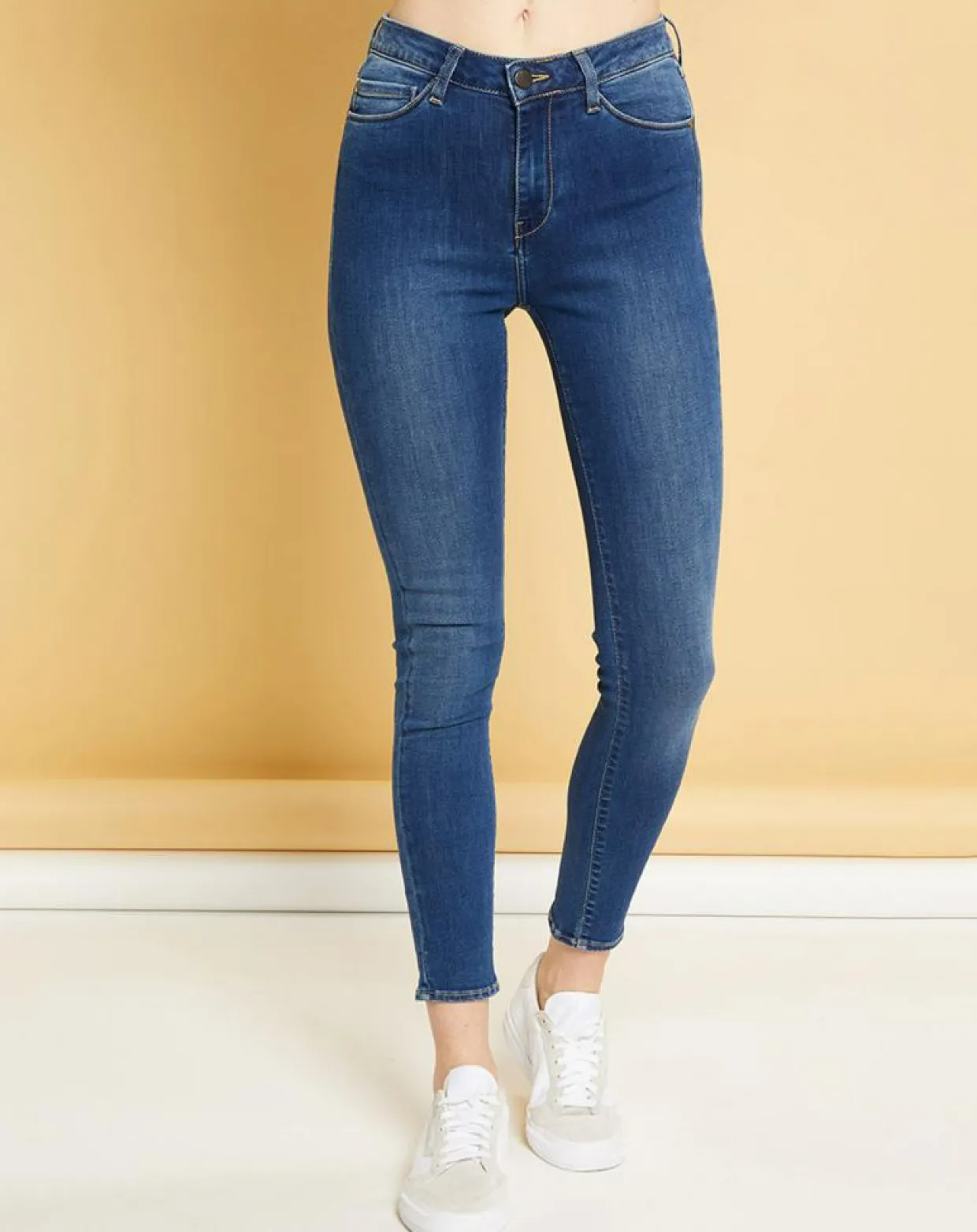 Femme Acquaverde Jeans^Jean slim Twiggy bleu foncé