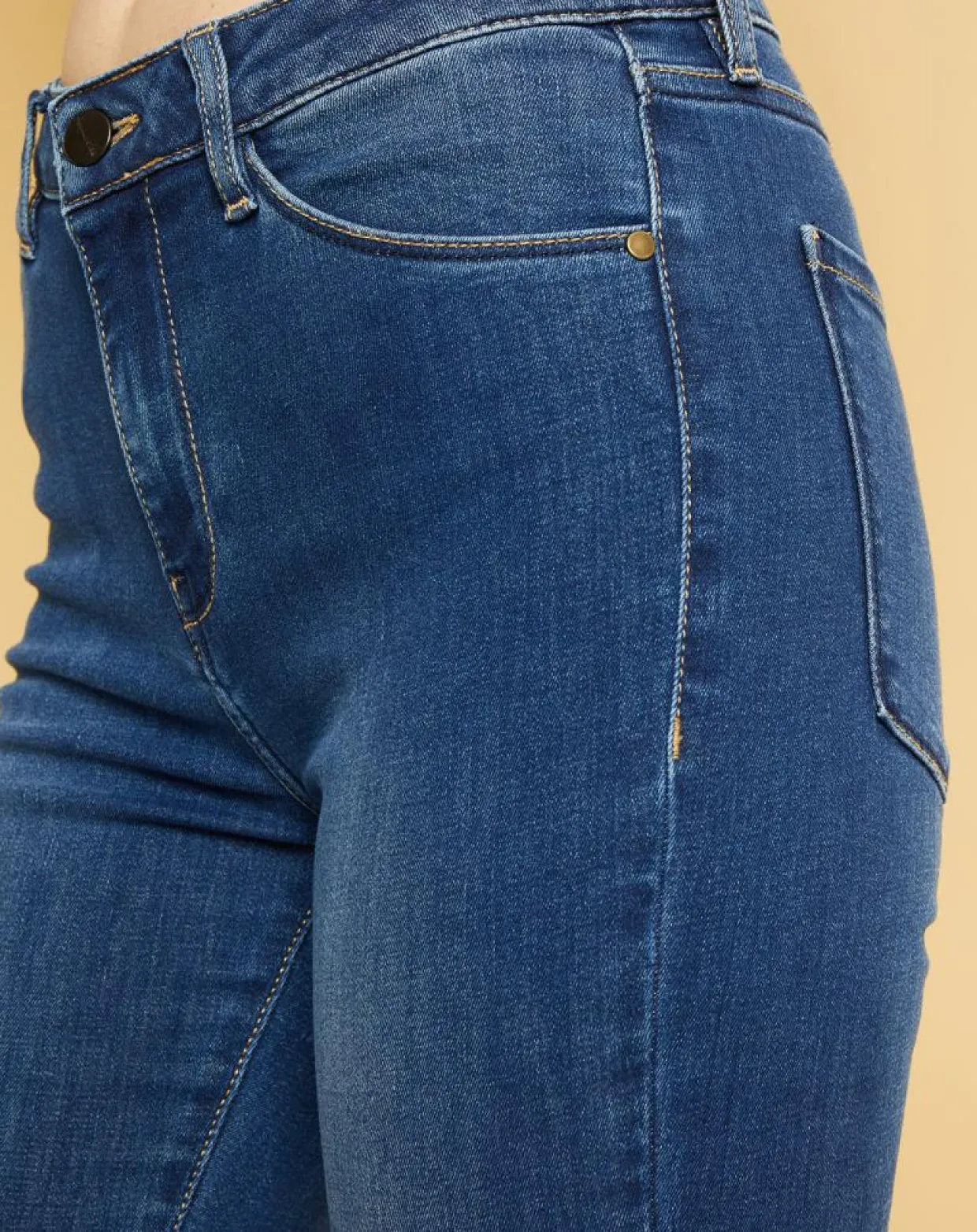 Femme Acquaverde Jeans^Jean slim Twiggy bleu foncé