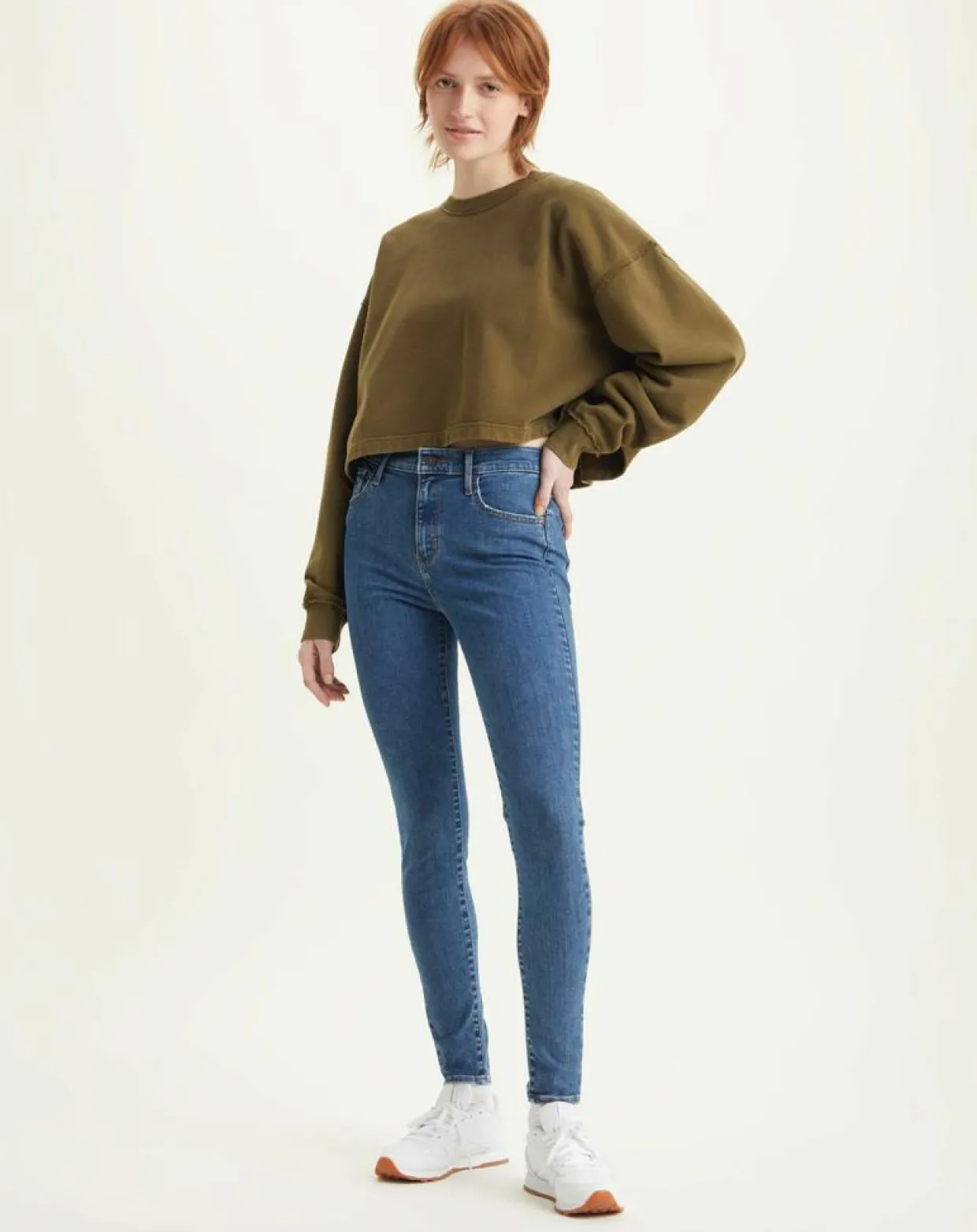 Jean 720 super Skinny taille haute bleu foncé-Levi's® Outlet