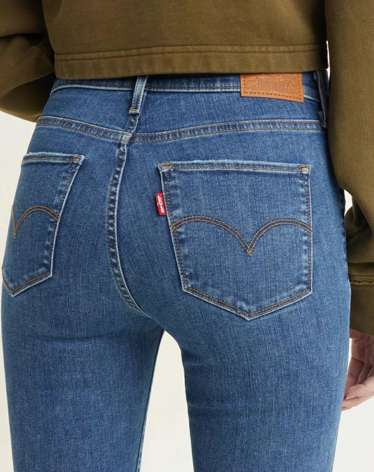 Jean 720 super Skinny taille haute bleu foncé-Levi's® Outlet