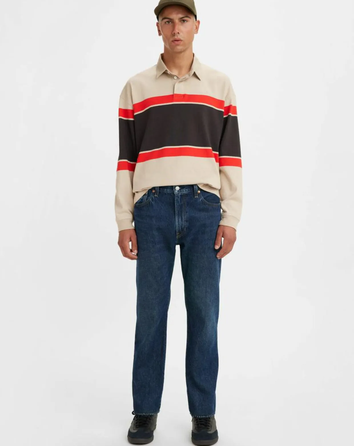 Homme Levi's® Jeans^Jean 551™ Z en Coton & Chanvre Authentic Straight bleu foncé