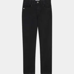 Enfant Galeries Lafayette & Kids Garçon^Jean ajusté en Coton bio Karl stretch noir