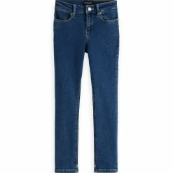 Jean ajusté en Toile de coton La Charmante bleu-Scotch & Soda Clearance