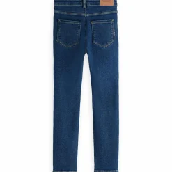 Jean ajusté en Toile de coton La Charmante bleu-Scotch & Soda Clearance