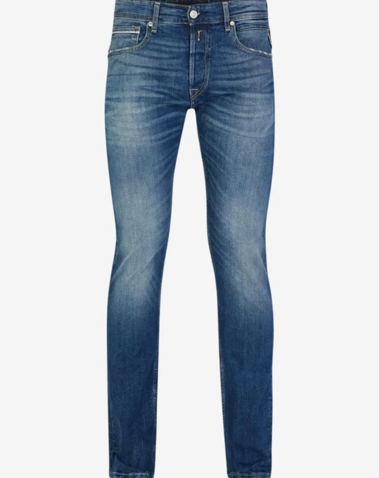 Homme Replay Jeans^Jean ajusté stretch Grover Délavé bleu