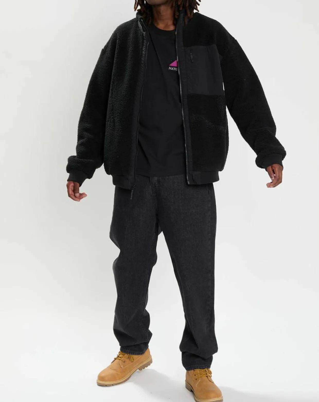 Homme Element Jeans^Jean ample Relax noir