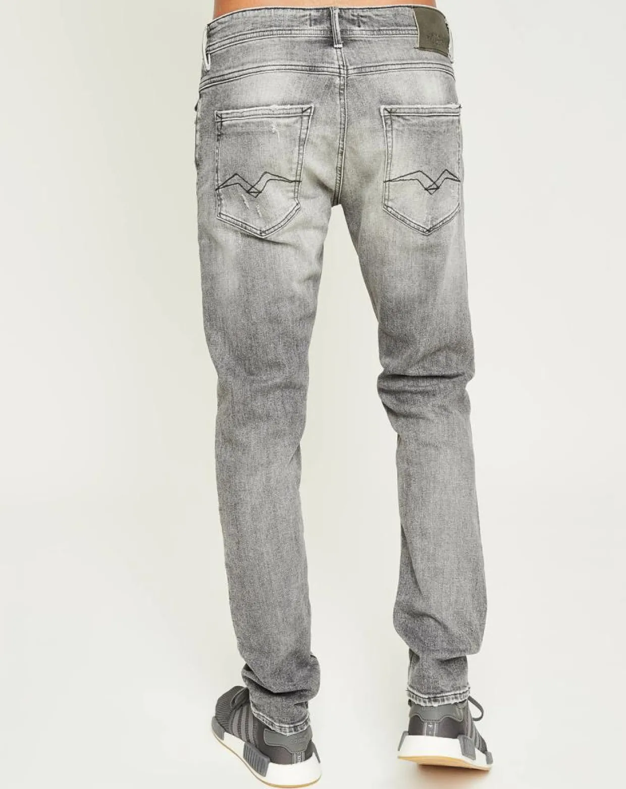 Homme Replay Jeans^Jean Anbass 10 Yo Stry gris clair