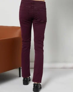 Femme Swildens Jeans^Jean Bijouxc bordeaux
