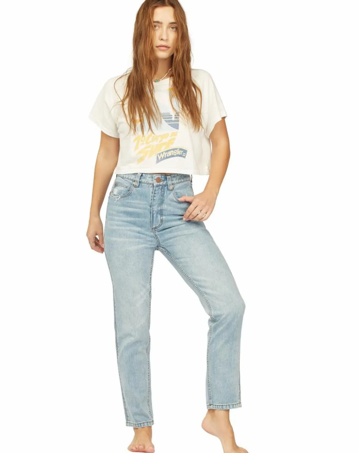 Jean x Wrangler Shes Cheeky bleu-Billabong Discount