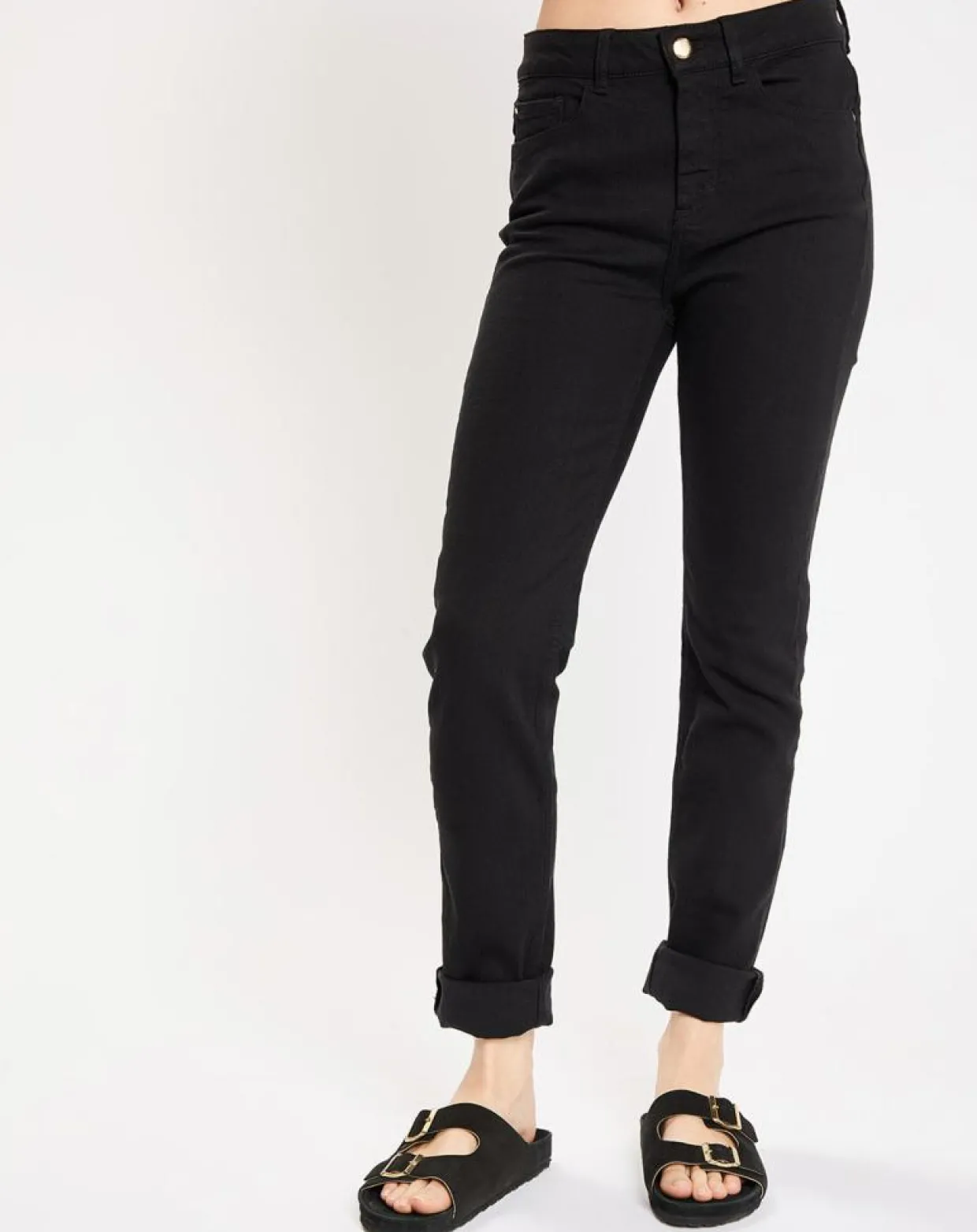 Jean Bmock droit brut noir-Jodhpur Discount