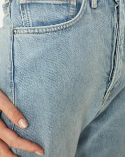 Femme Scotch & Soda Jeans^Jean boyfriend crop det couture bleu clair