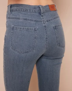 Jean Cachette Droit bleu-Derhy Clearance