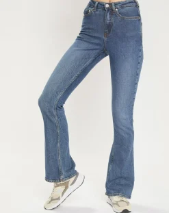 Jean charm flare taille haute bleu moyen-Scotch & Soda Discount