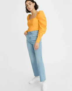 Femme Levi's® Jeans^Jean crop boot Ribcage bleu