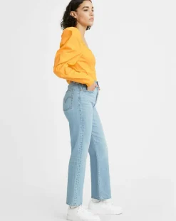Femme Levi's® Jeans^Jean crop boot Ribcage bleu