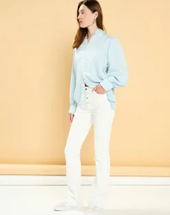Femme Acquaverde Jeans^Jean Cynthia blanc