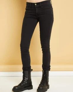 Femme Acquaverde Pantalons^Jean Denim Black Hanneli bleu marine