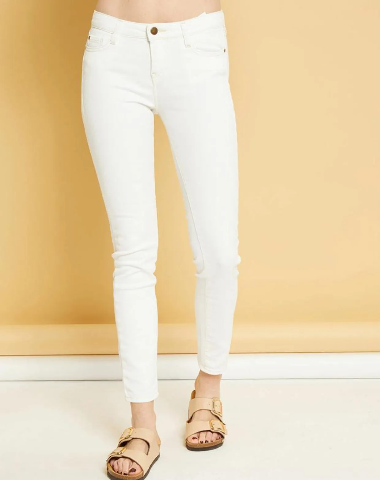 Femme Acquaverde Jeans^Jean Denim Craft Scarlett blanc
