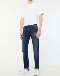 Homme Replay Jeans^Jean Denim Functional bleu foncé