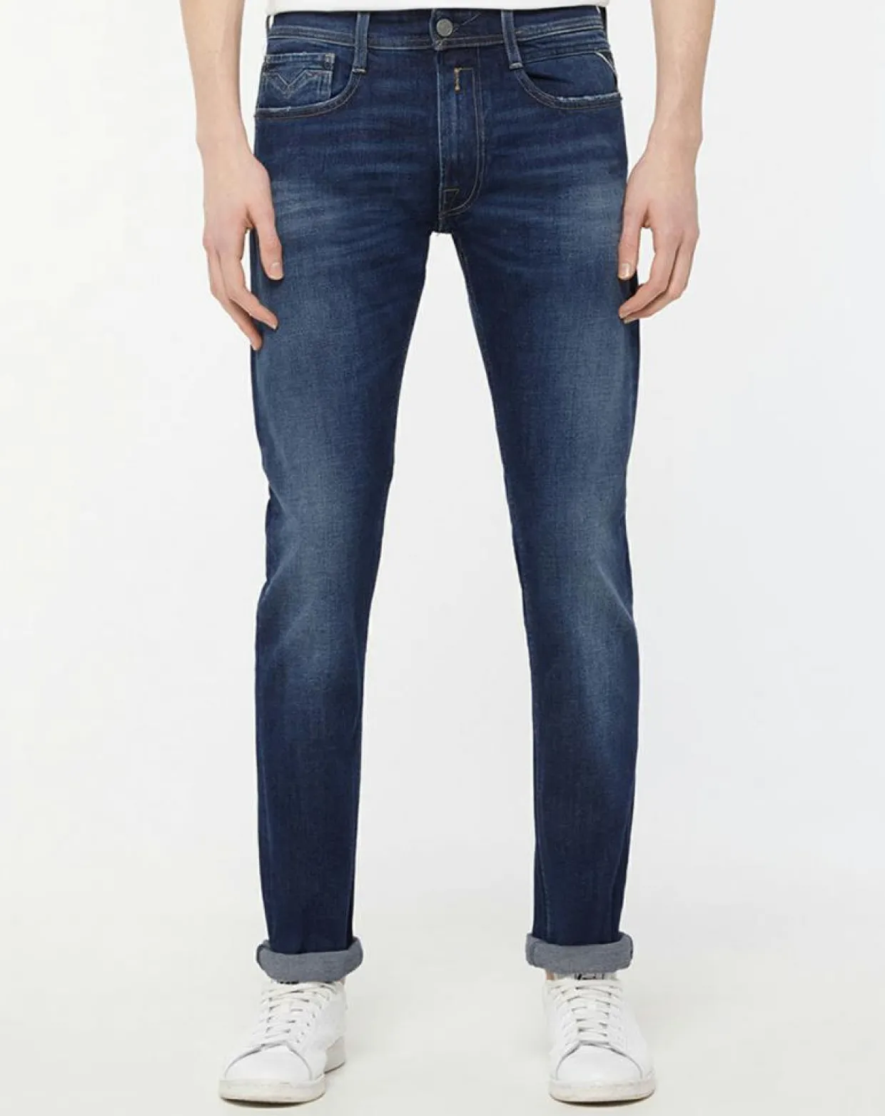 Homme Replay Jeans^Jean Denim Functional bleu foncé