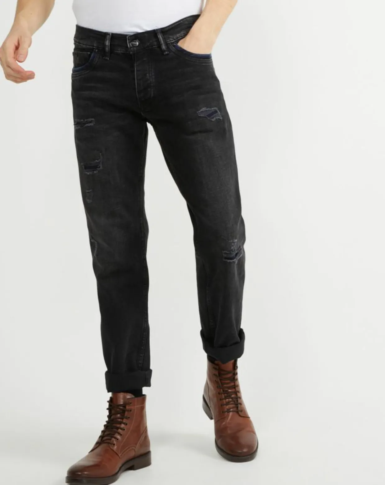 Jean Dolare gris foncé-Kaporal Discount