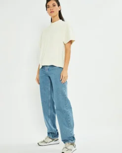 Jean droit 100% Coton Bio Heddal Baggy Style bleu-Marc O'Polo Discount