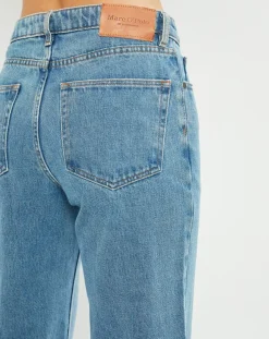 Jean droit 100% Coton Bio Heddal Baggy Style bleu-Marc O'Polo Discount