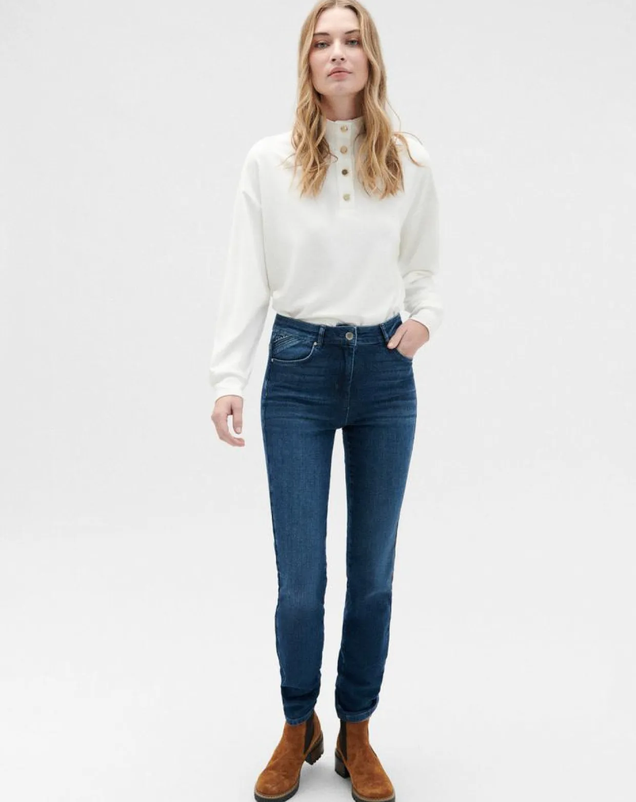Jean droit Darlingta denim moyen-Caroll Outlet