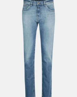 Jean Droit Datte délavé bleu-Kaporal 5 Hot