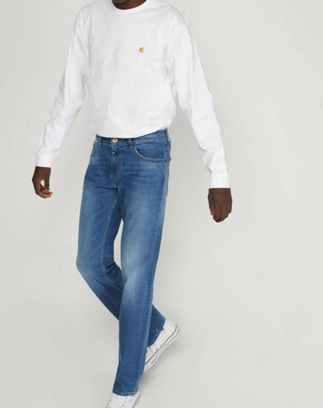 Homme Kaporal 5 Jeans^Jean Droit Datte délavé bleu
