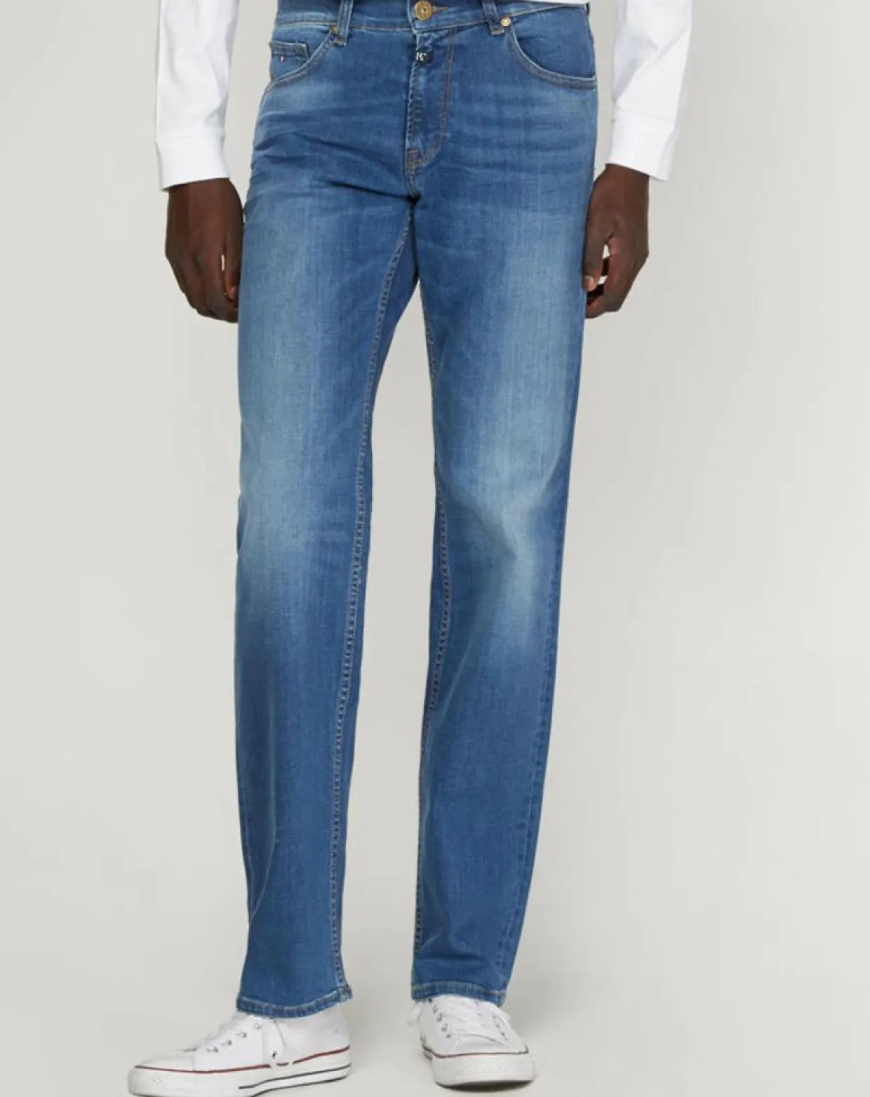 Homme Kaporal 5 Jeans^Jean Droit Datte délavé bleu