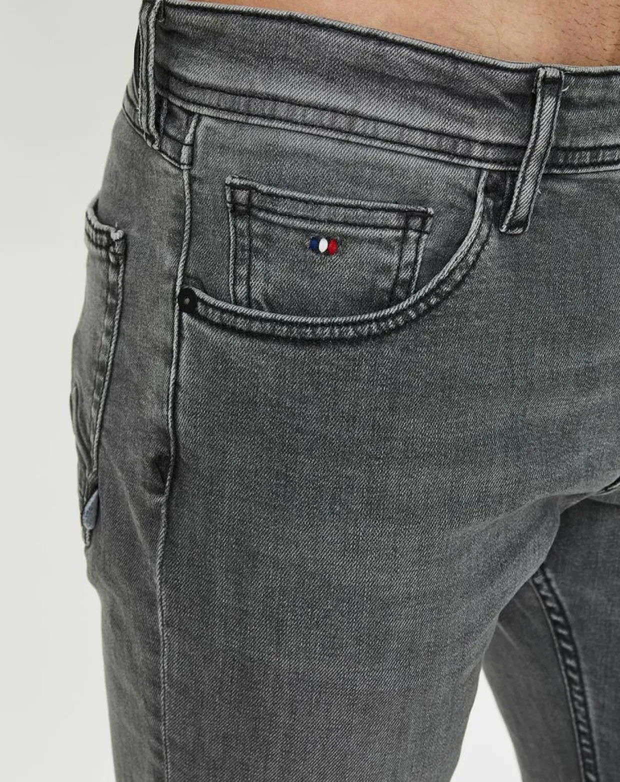 Jean Droit Datte Noos gris-Kaporal 5 Clearance