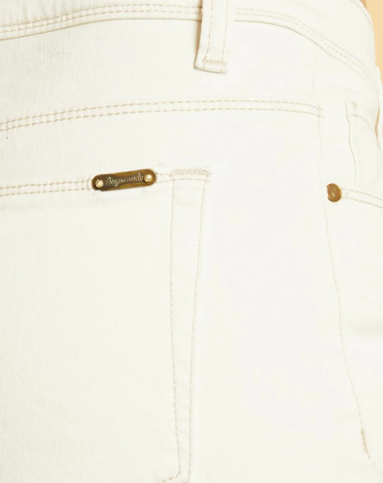 Jean droit Gisele sable blanc-Acquaverde Discount