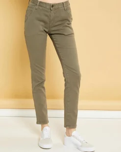 Femme Acquaverde Jeans^Jean droit Natural Mels vert algue