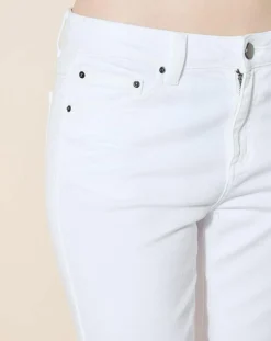 Jean en Coton Bio Lslim blanc-Galeries Lafayette