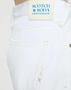 Jean en Coton Bio mélangé Regular Fit blanc-Scotch & Soda Sale